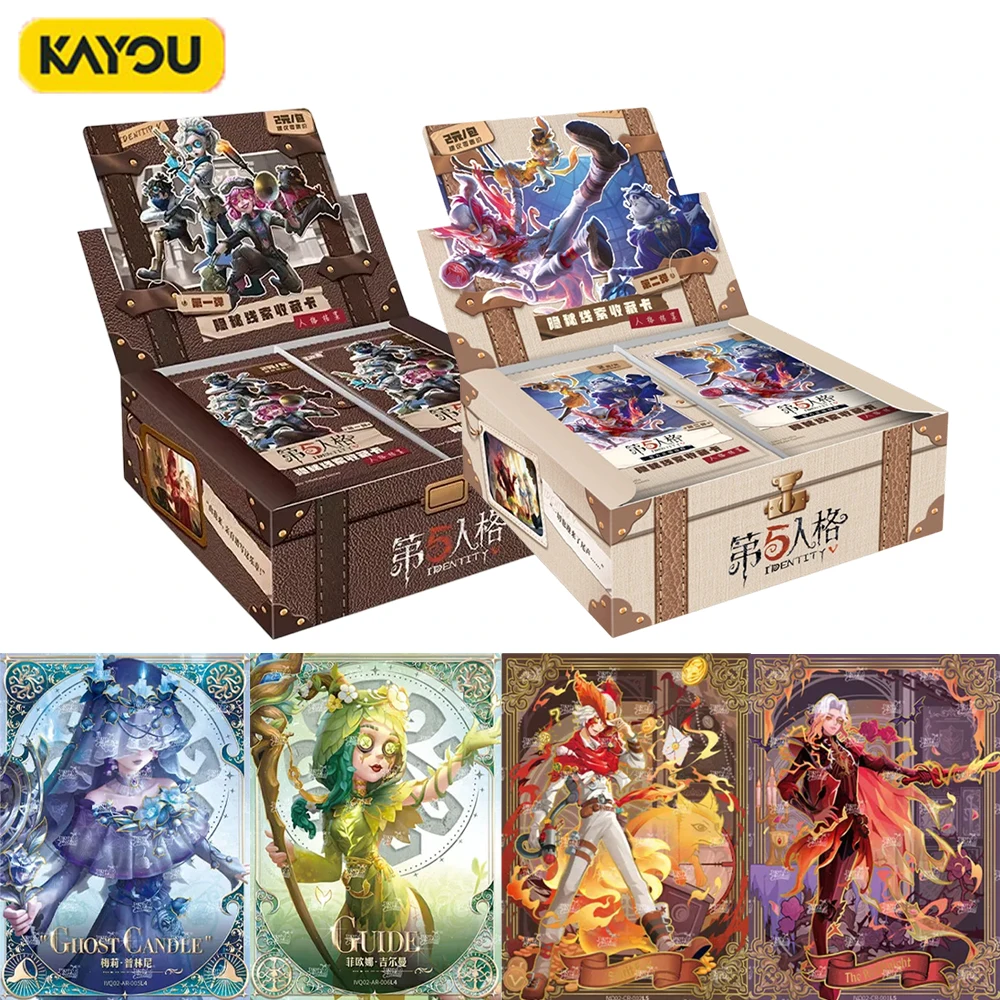 KAYOU Identity V Secret Clue Collectible Card Box Horror Mobile Game Hunter Survivor Character Cards Collectors Gift Toys
