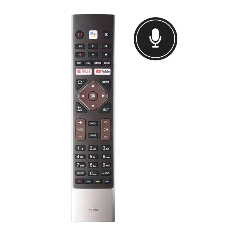 

Universal Voice Remote Control Haier Smart TV HTR-U27E LE32K6600SG LE43K6700UG LE50K6700UG LE50U6900UG LE55K6700UG LE65S8000UG