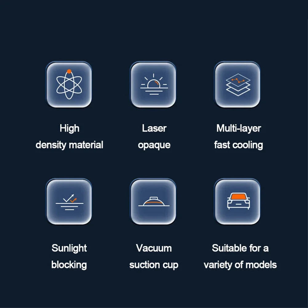 

1x Car Windshield Correct Connector Direct Installation Foldable Cover Glass UV Block Sun Visor Shield Sunshade