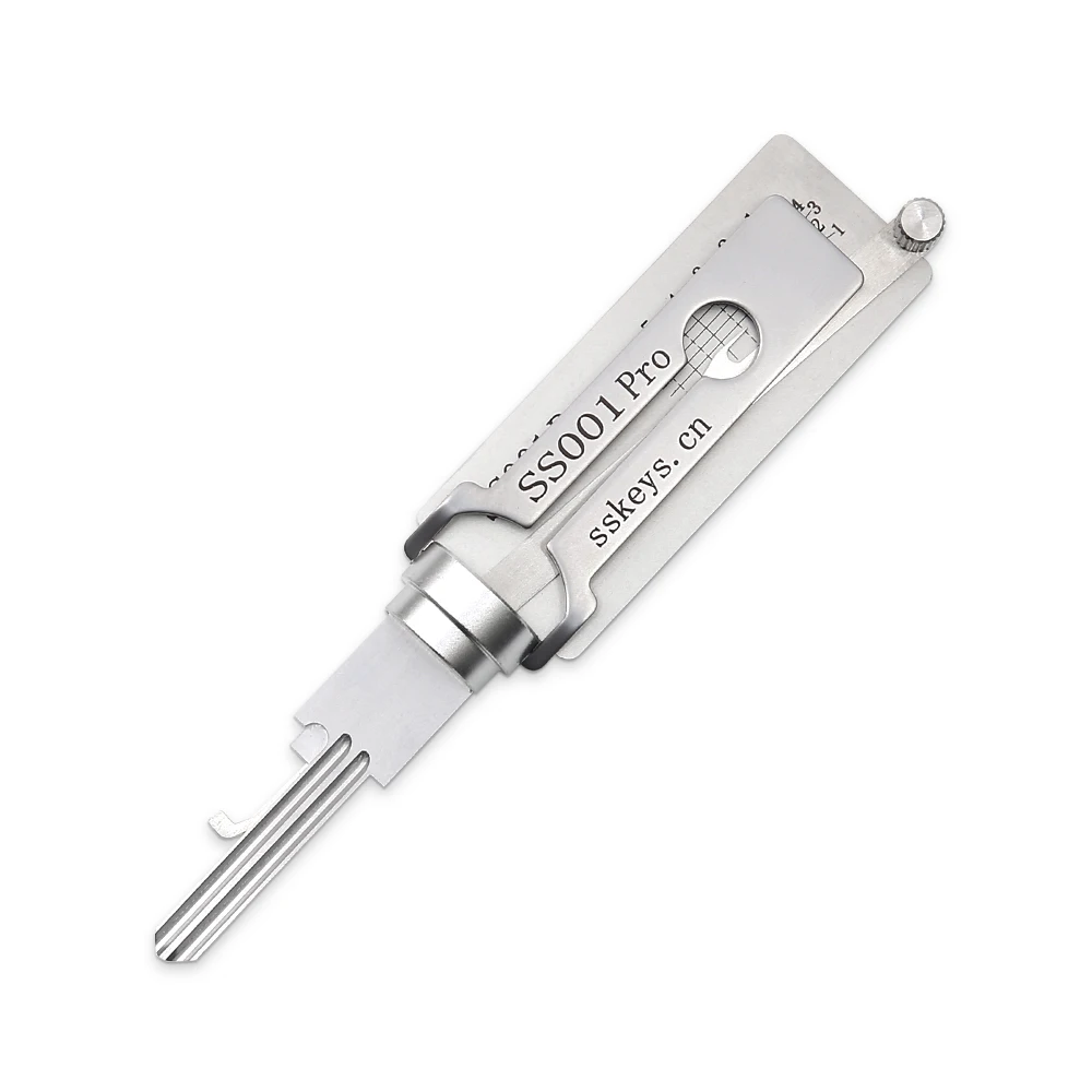 

SS001 SS002 LISHI 2-in-1 Tool High Quality Stainless Steel for Residential 5 pins Professional Locksmith Supplies Repair Tools