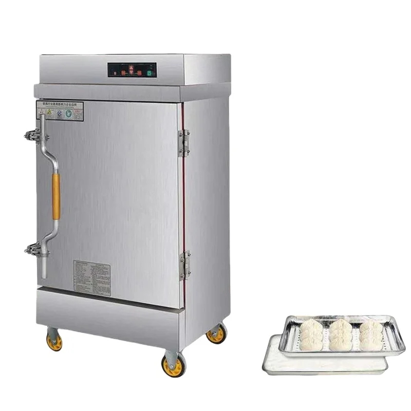 Gas Electric Industrial Rice Steamer Cabinet Cooker for Food Processing Bun & Rice Steam Machine