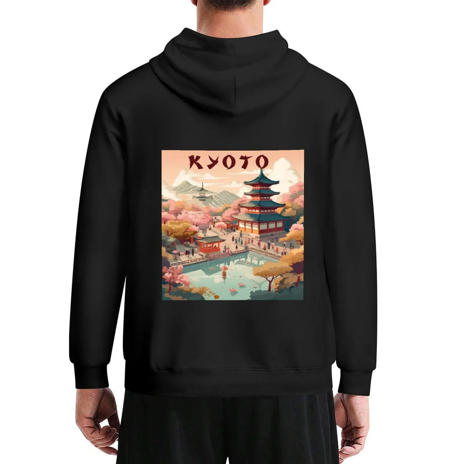 

Kyoto Japan / kyoto travel / Japan Hoodie clothes for men winter clothes anime clothing graphic t shirts men mens hoodies