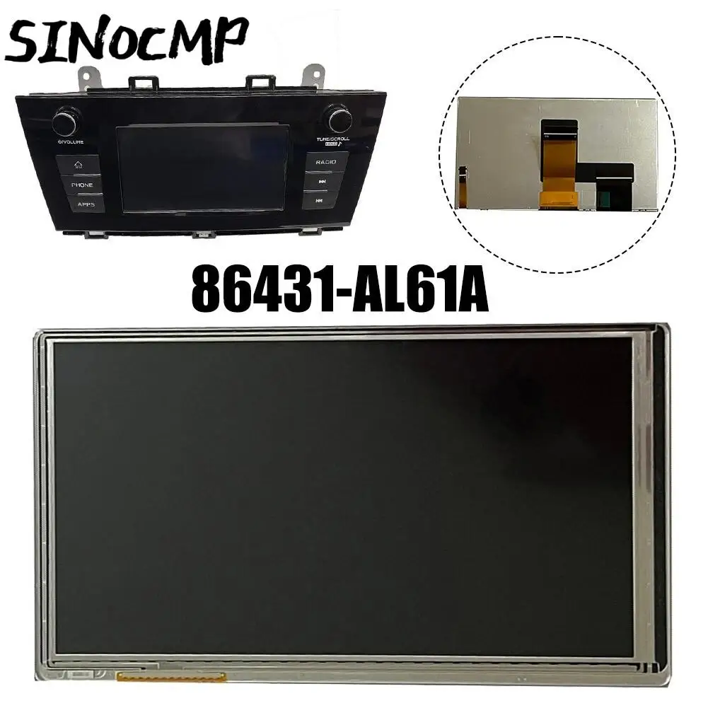 

1 шт. ЖК-дисплей с сенсорным экраном 86431AL61A для Subaru 2018, Outback Legacy, радионавигация, внутренние детали/датчики, панели приборной панели