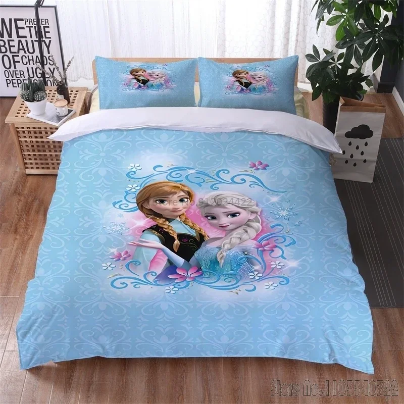 Snow White Ariel Belle Aurora Cinderella Princess Duvet Cover Set HD Cover for Kids Bedding Sets Bedclothes Bedroom Decor