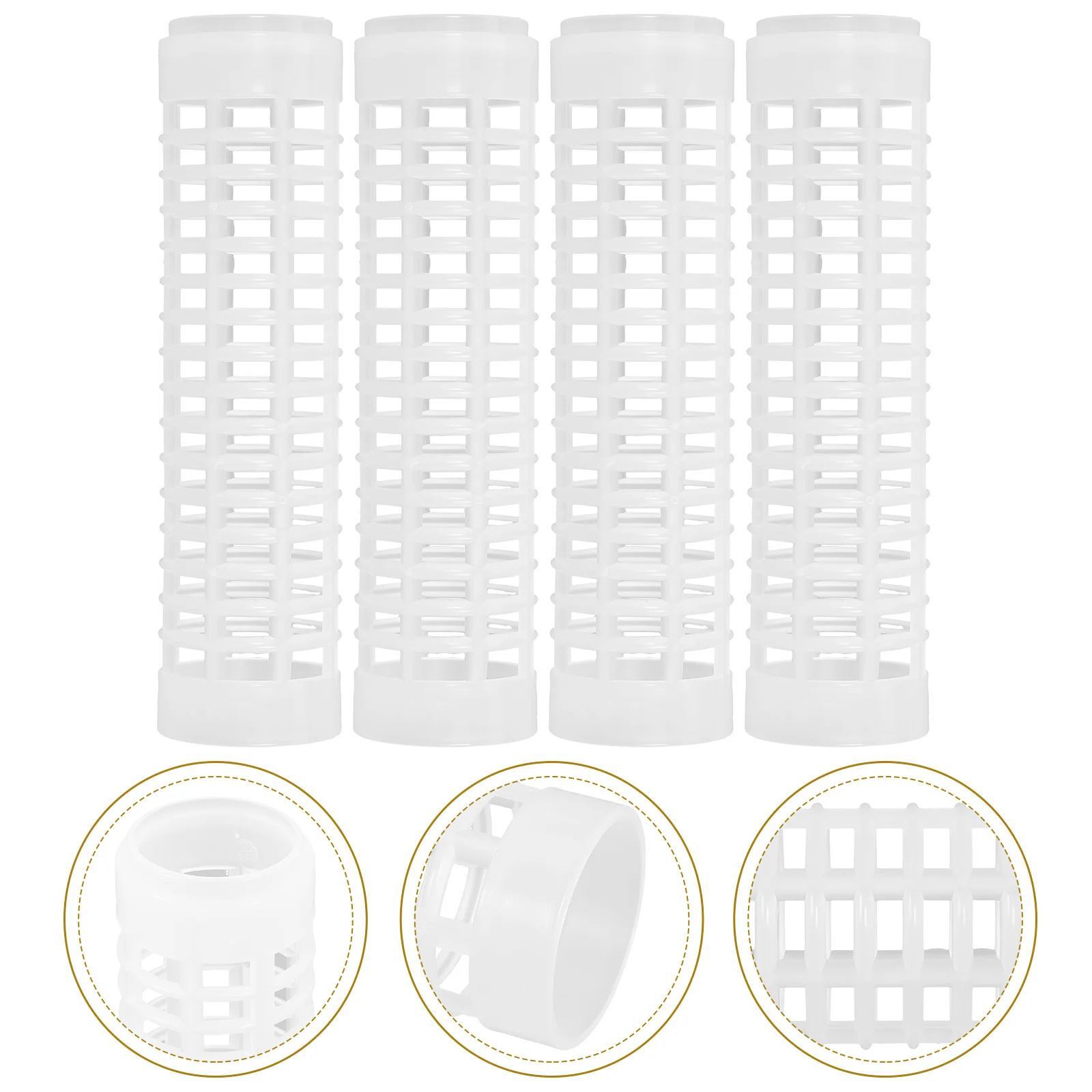 

4Pcs Strong Plastic Moss Pole for Plant Growth Extension Climbing Support Potted Vines Garden Supplies Moss Pole