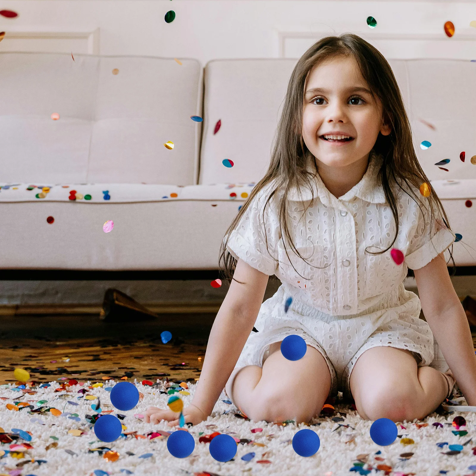 10 Buah Alat Peraga Bola Spons Set Pertunjukan Lembut Bulat untuk Pertunjukan Sulap, Pertunjukan Panggung, dan Kesenangan Interaktif