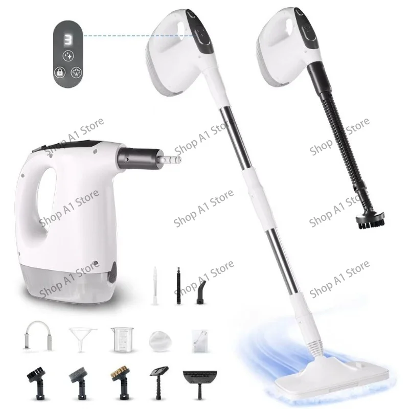 High-Temp Handheld Steam Cleaner  Portable Steamer for Home Kitchen Bathroom Sofa Carpet & Stain Removal 200V