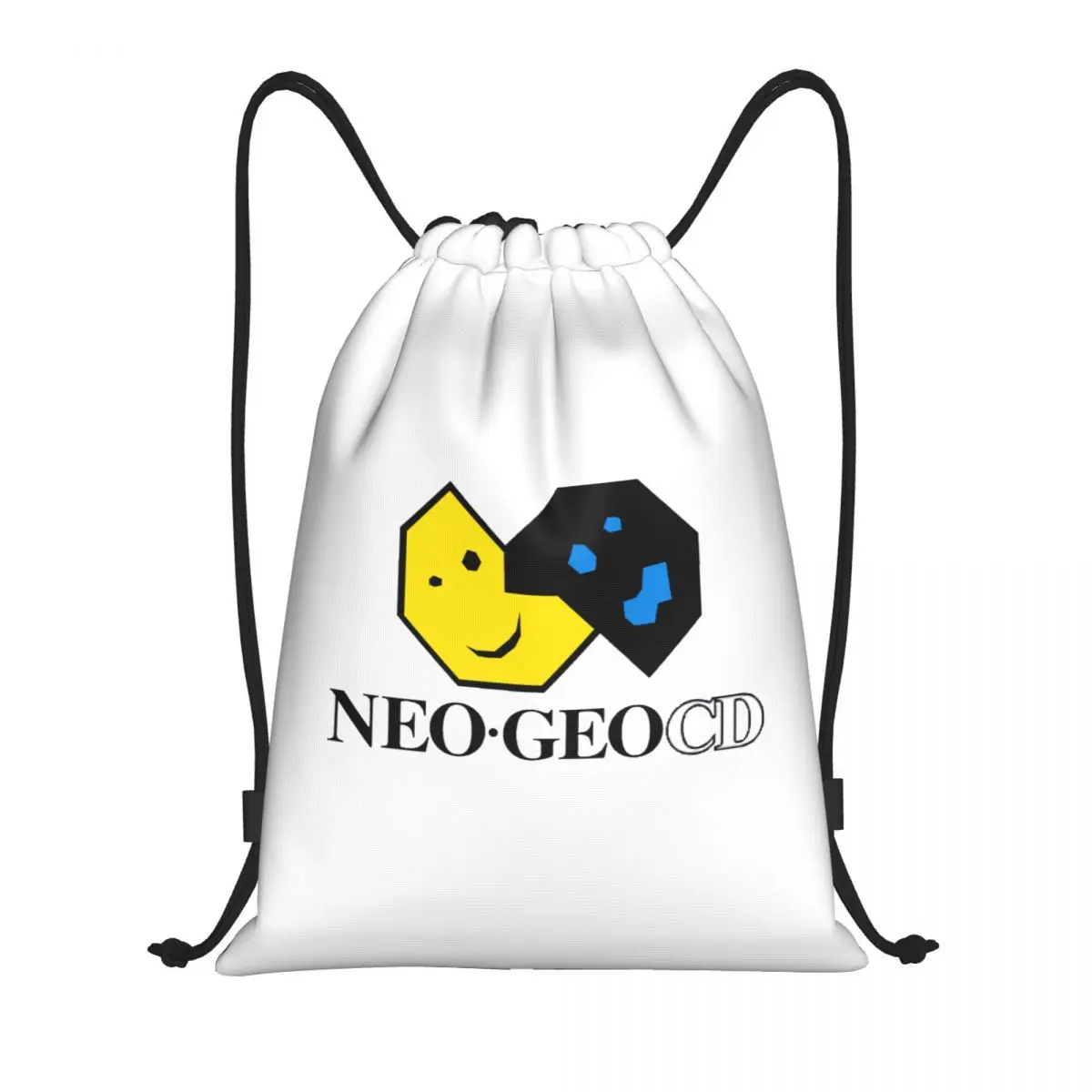 Neogeos-mochila con cordón para videojuegos para hombre y mujer, bolso ligero para gimnasio, deportes, Yoga