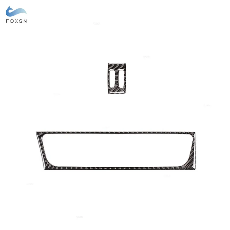For Audi A4 B8 A5 Q5 2010 2011 2012 2013 2014 2015 2016  Center Control Air Conditioner Outlet Frame Cover Trim Carbon Fiber
