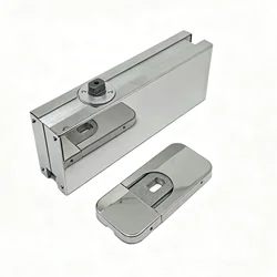 6Pcs Shiny Pivot Glass Hinge