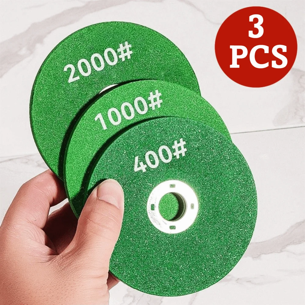 3pcs Ultra-Fine Sharpening Grinding Wheel Wear-Resistant Fine Poli Fine Grinding Wheel Durable Hard Grinding Polishing Disc
