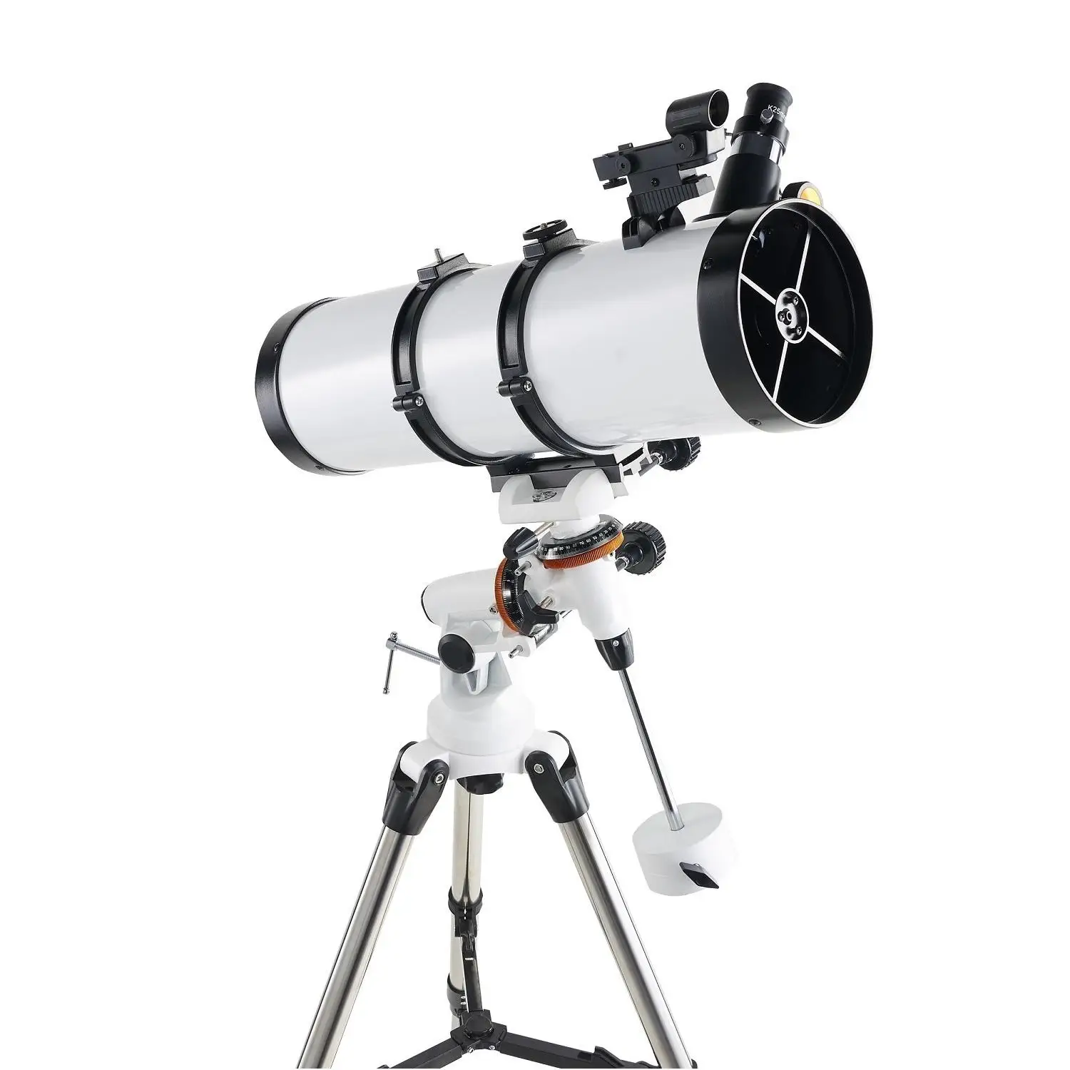 

130mm 650mm Professional Astronomical Refractor Telescope with Red dot Finder scope Stainless steel tripod FMC Coating film