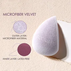 Professional makeup Soft Puff Microfiber Velvet Powder Concealer Sponge Tool make up accessoriesinstrumentos de maquillaje