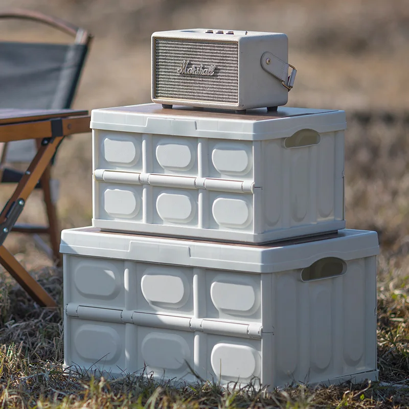 

Outdoor camping storage , folding box, camping picnic organizing box, car car trunk, camping storage box