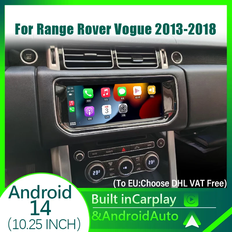 

Android 14 для Land Rover Range Rover vogue 2013-2018 8 + 128G Автомобильный DVD-радио Мультимедийный плеер Беспроводной Carplay Авто GPS 4G ЭКРАН