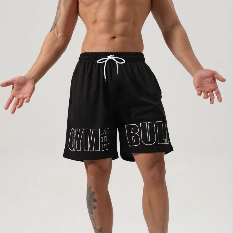 

Summer New Men's Shorts Casual Shorts Street Basketball Fitness Polyester Fast Drying Breathable Printed Men's Shorts