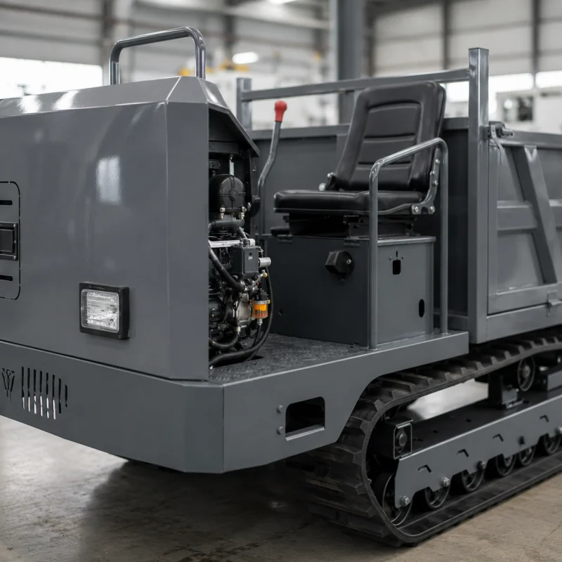 Hydraulic Tipping System Mini Crawler Dumper For Steep Hill Slope Climb For Stable Slope Operations Factory Direct Wholesale
