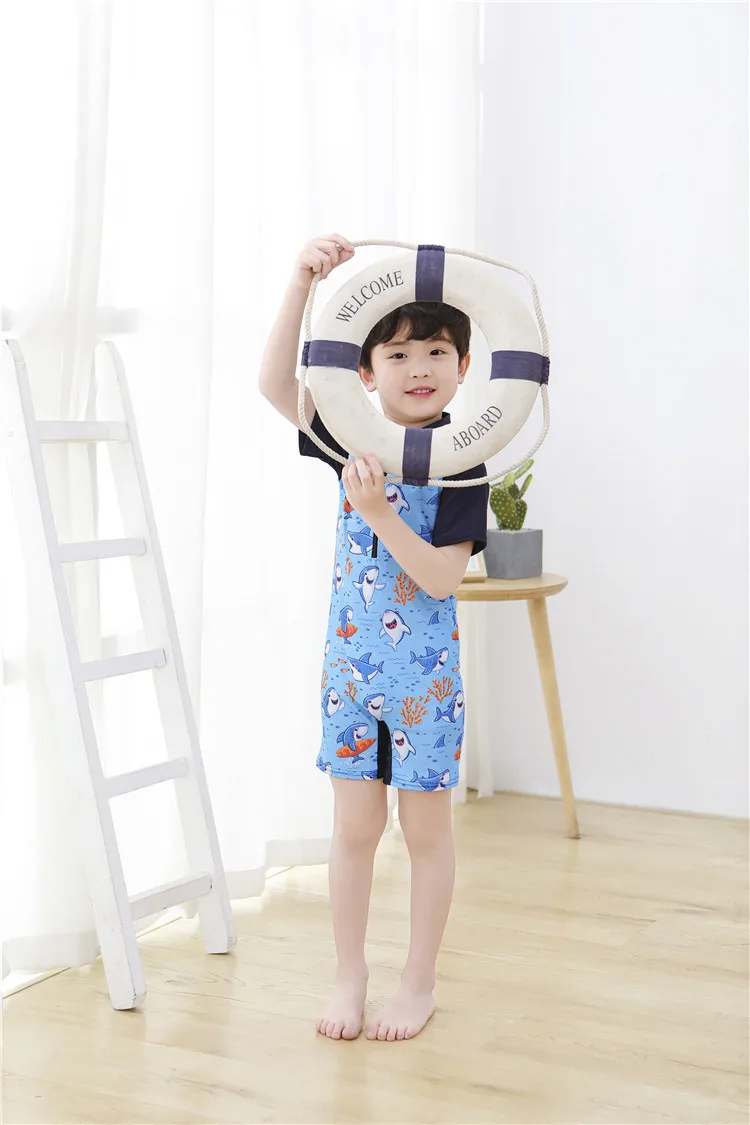 Traje de baño de dibujos animados para niños de 3 a 12 años, traje de baño de una pieza para niños y niñas, traje de baño para niños pequeños y bebés, traje de baño para escalar