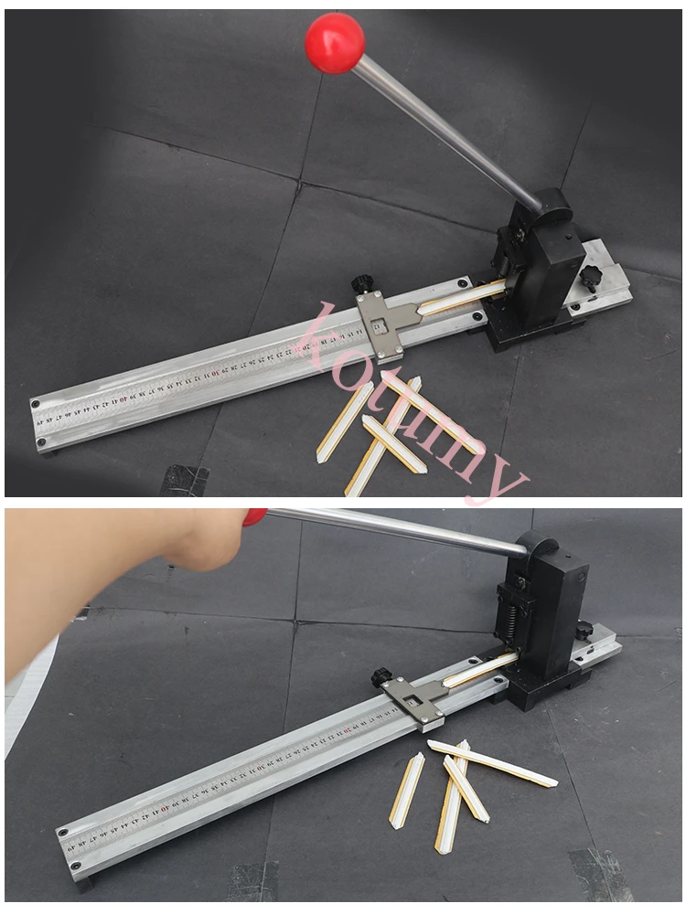 Imagem -06 - Máquina de Corte Manual 10500 mm da Matriz de Vincar Morre Cortador do Pvc da Carcaça da Resina da Ferramenta de Corte a