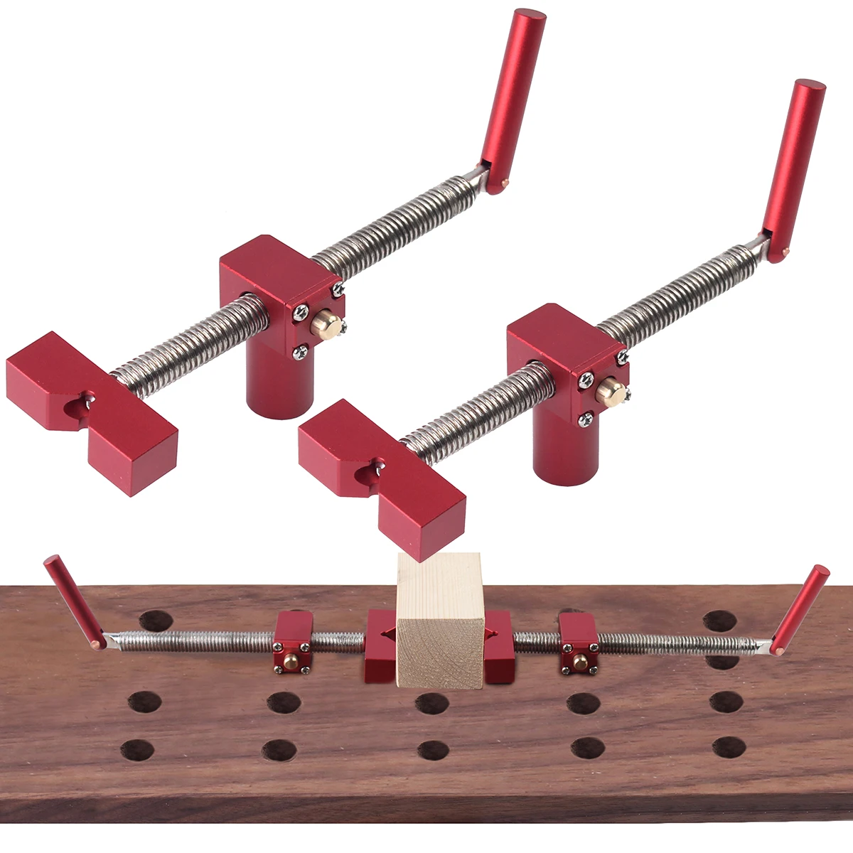 For 19/20mm Desktop Hole Carpenter Woodworking Fast Bench Dog Brake Inserts Workbench Quick Fast Fixed Clip Clamp Fixture Vise