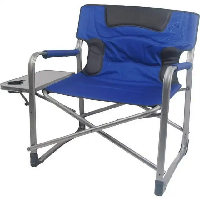 

Ozark Trail Camping Director Chair Xxl, Blue, Adult, 10Lbs