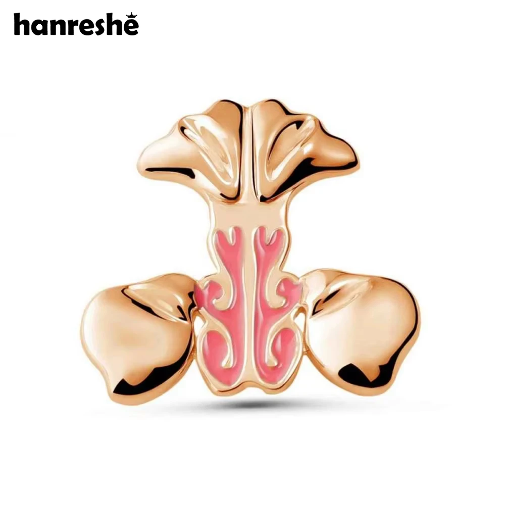 

Hanreshe Butterfly ENT Enamel Brooch Pins Medical Anatomy Lapel Coat Badge Jewelry Medicine Gifts for Doctors Nurses