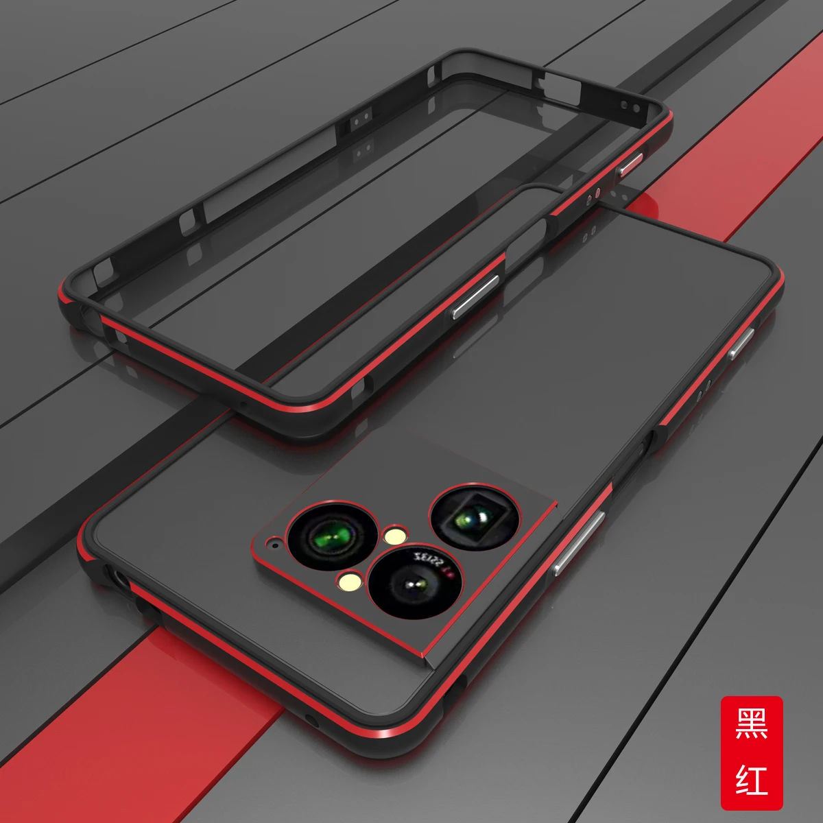 

For Sony Xperia 1 VIII Case,Xperia1 VIII Aluminum metal bumper Frame Slim Screw Cover Case with Camera protective film
