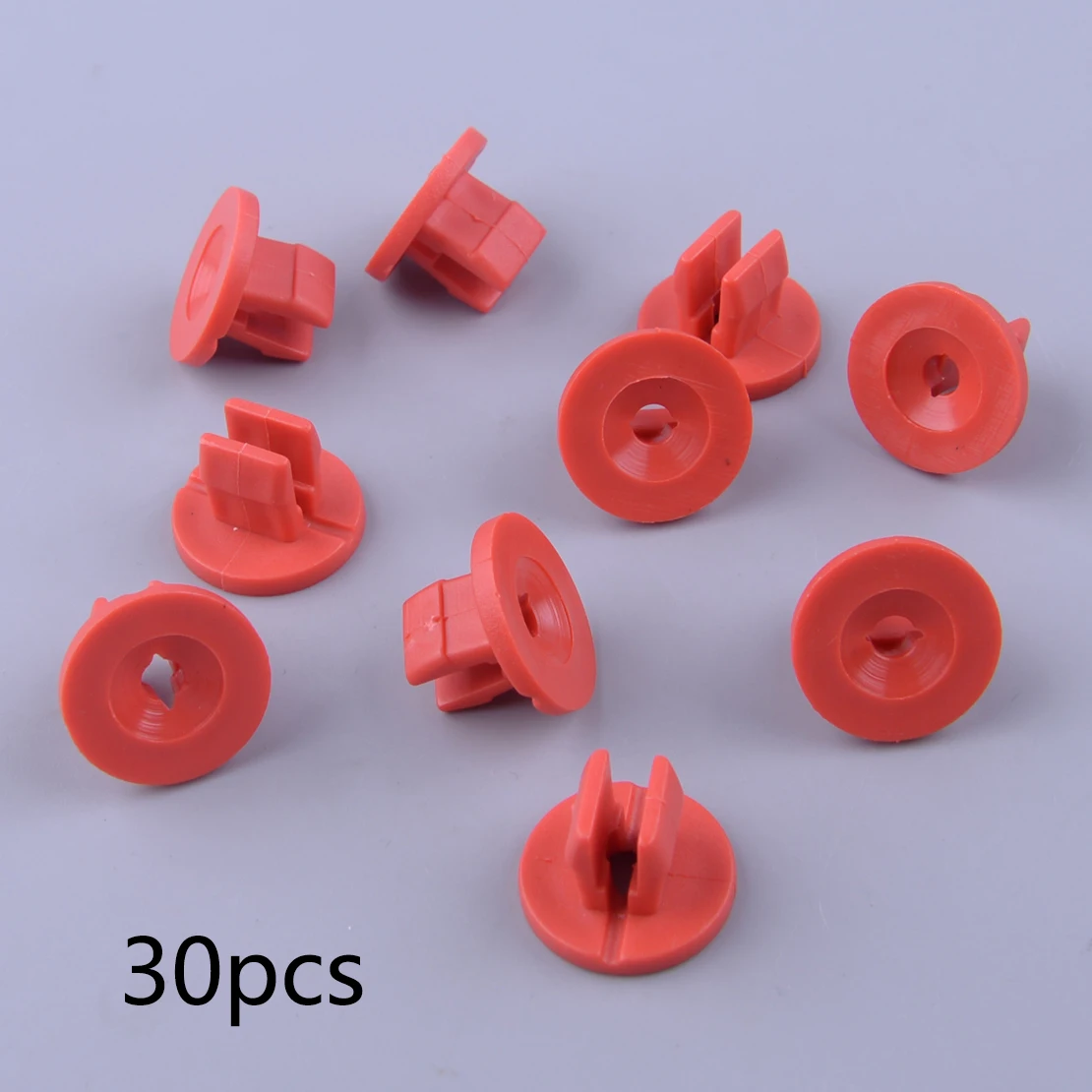 1 Set HN1 19.2 mm Red Under-Body Center Shield Retainer Nut Nylon Fit for Ford Edge Escape W702438S300