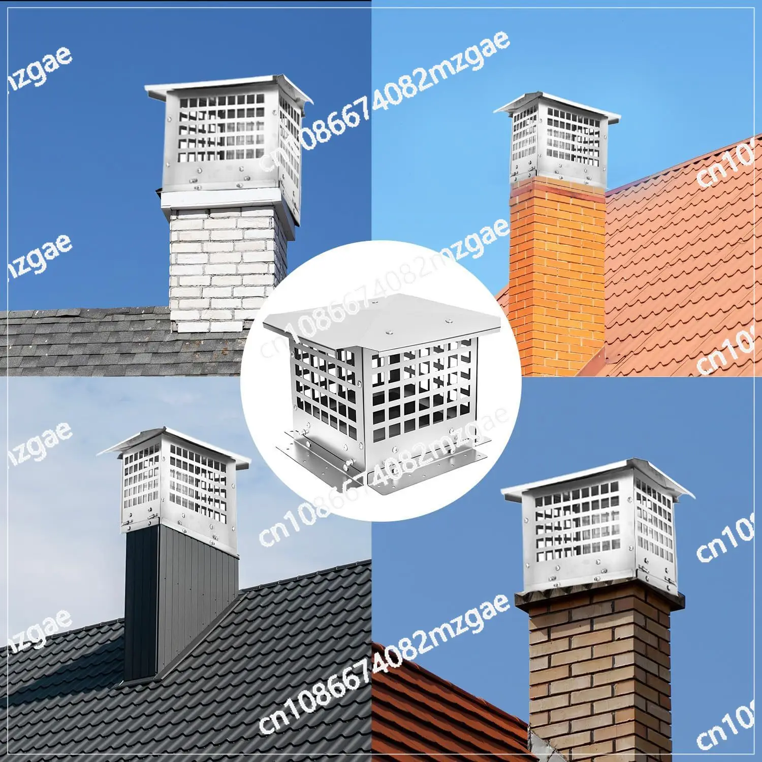 Stainless steel chimney cap