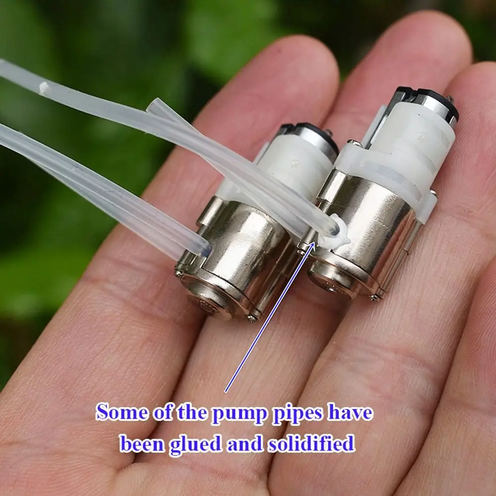 1Pcs DC3V 3.7V Micro Peristaltic Pump M20 Motor Small Flow Metering Pump Metal Pump Body Precision Flow Control