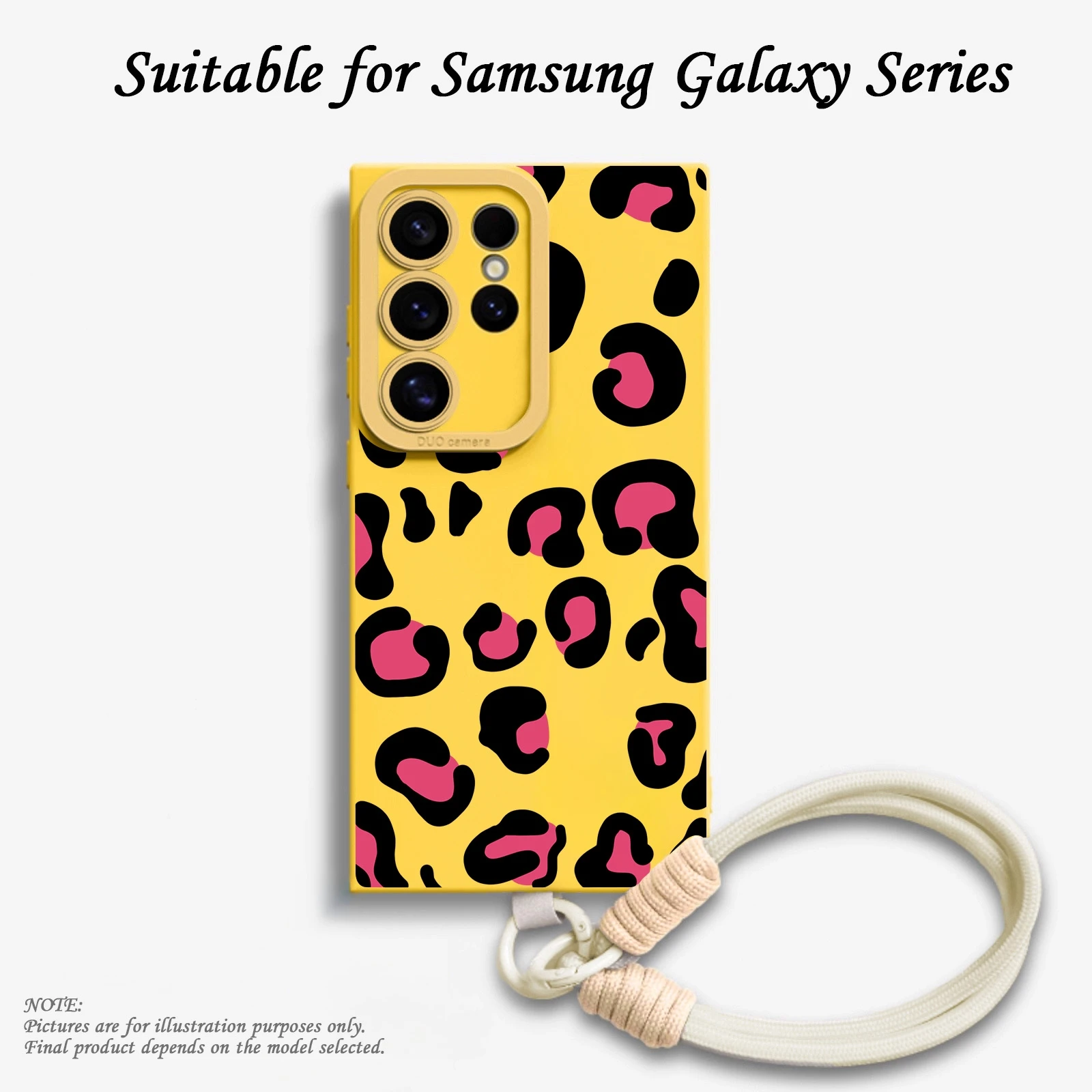 

Персонализированный дизайн, ремешок с ангельскими глазами, подходит для чехла для телефона Samsung Galaxy S26 Ultra/S25 Ultra/S24 Ultra/S23 Ultra/S22 5G