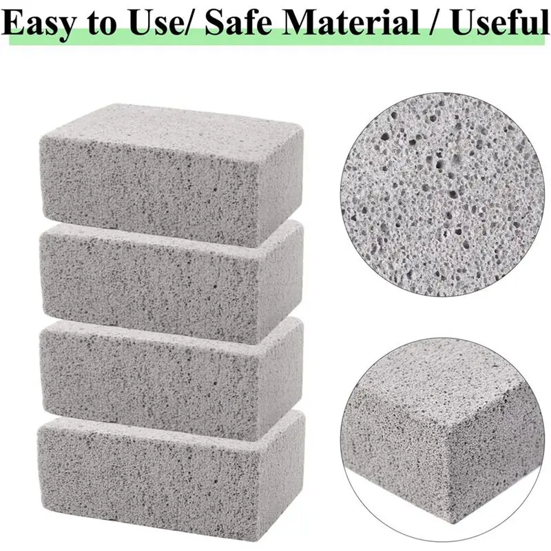 A84E-24PCS BBQ Grill Cleaning Brush Brick Block Barbecue Cleaning Stone Pumice Brick For Barbecue Rack Cleaner BBQ Tools