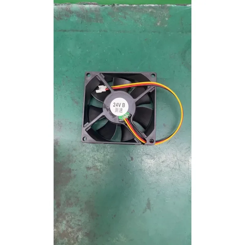 for 8025 24V Ball Bearing 3 Wire Fan with Speed Measurement and Alarm Function