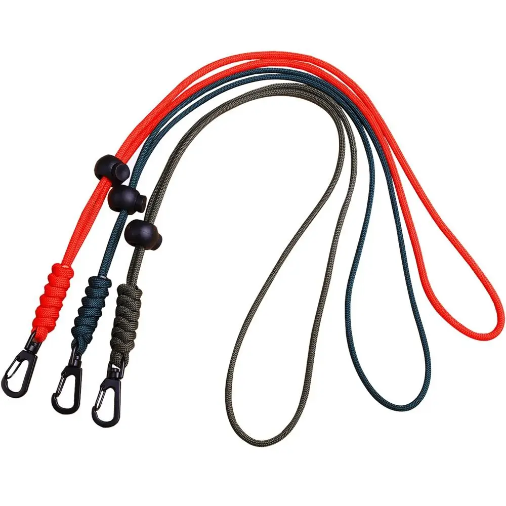 High Quality High Strength Paracord Keychain 8 Styles Lanyard Rotatable Buckle Backpack Key Ring Outdoor Tool