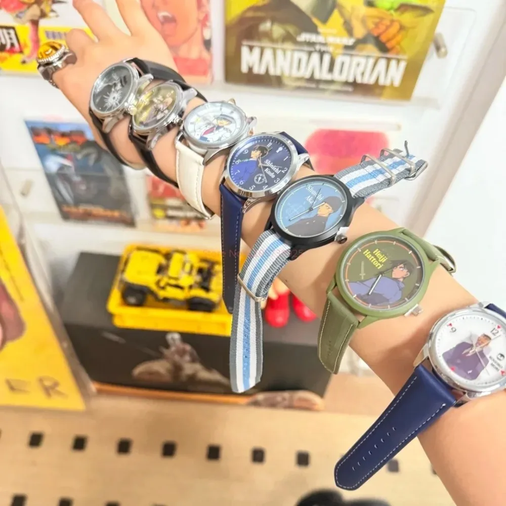 100% Genuine Maihe Detective Conan Blind Box Wrist Watch Anime Figure Student Watch Birthday Children'S Day Gift For Kid