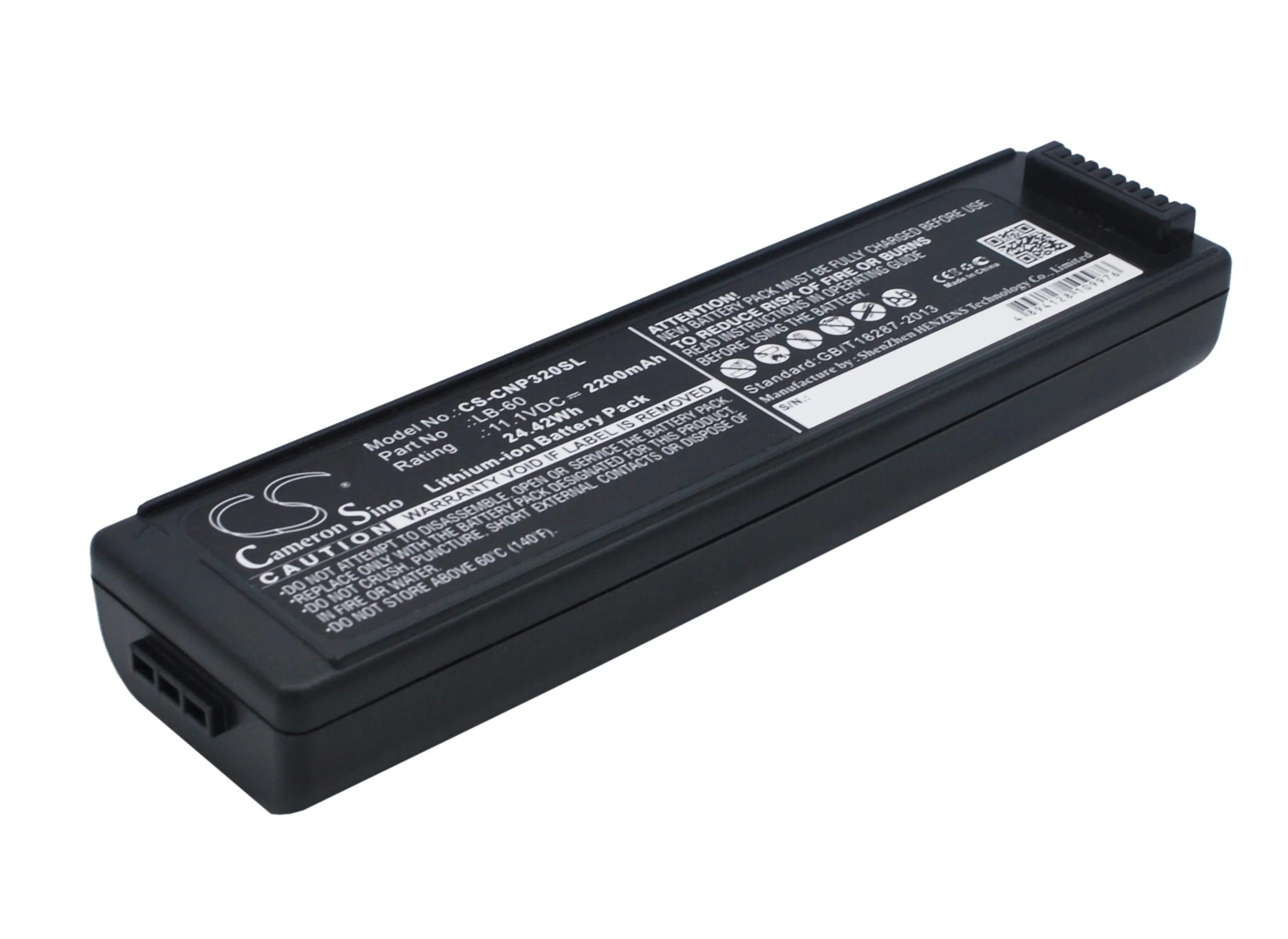 Li-ion Printer Battery for Canon,11.1v,2200mAh,LK-62 PIXMA iP100 PIXMA iP100 min,LB-60 2446B003 K30274 QK1-2505-DB01-05