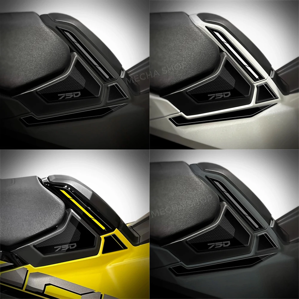 3D Resin Motorcycle Stickers Compatible with X-ADV750 For Honda X-ADV 750 Protective Pedals 2025