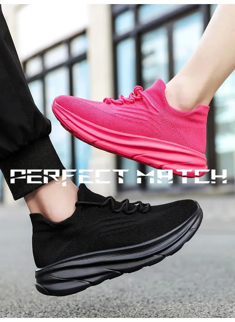 

Летающие тканые кроссовки из сетчатой ткани, носки, мужские и женские дышащие кроссовки, модная пара кроссовок для женщин