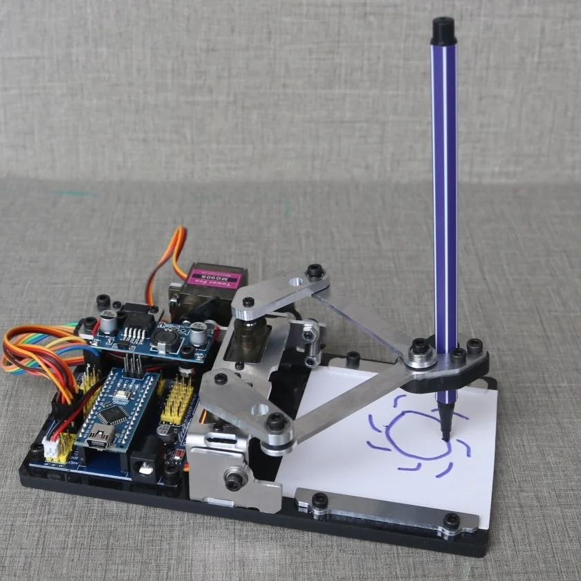 Bluetooth artboard manipulator, maker DIY student programming learning kit, drawing machine, drawing machine