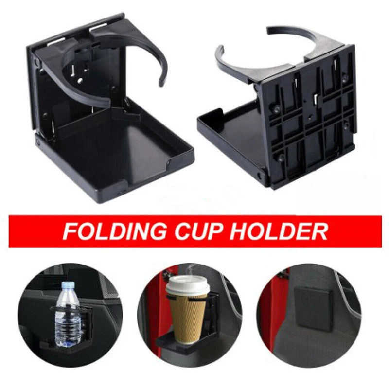 Foldable Car Drink Bottle Holder Cup Folding Stand Universal Abs Bracket For Car Truck Auto Supplies Car Styling Accessaries