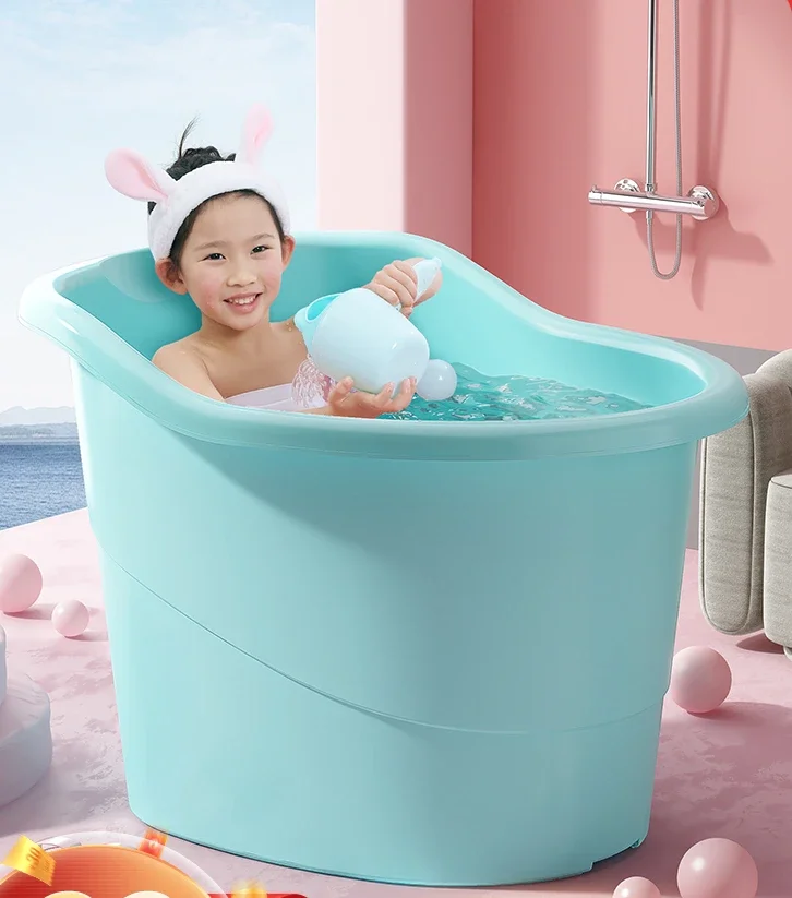 Bathing bucket, soaking bucket, thickened bathtub, bathtub, household bathtub, can accommodate large-sized bathtub