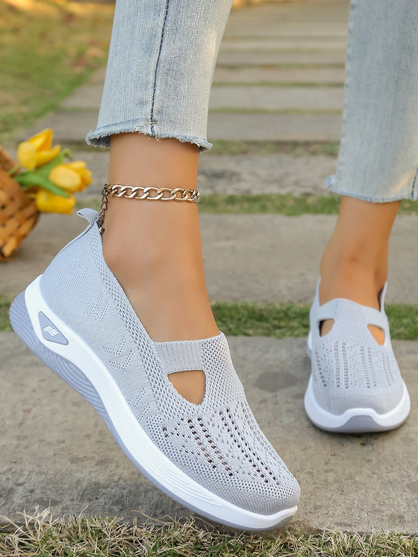 Damen-Sneaker, atmungsaktive Schuhe, Mesh-Low-Top-Schuhe mit weicher Sohle, leichte Damenschuhe, Sommerschuhe für Damen, Schuhe mit kostenlosem Versand – Detail 9