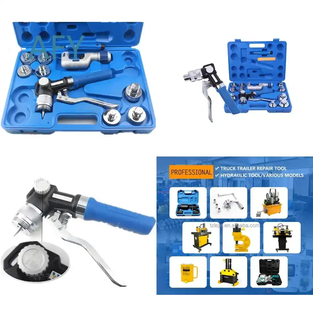 VHE-42B for 10-42MM Manual Pipe Expander Tool for HVAC Refrigeration Copper Tube Flaring Kit for Air Conditioning