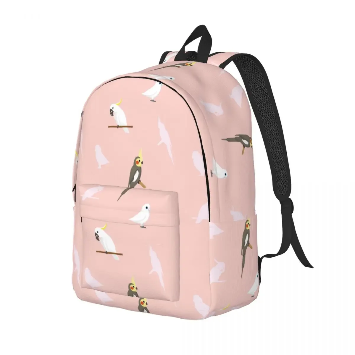 Schoolbag Student Backpack Funny Birds Of Parrot Cockatiel Corella Cockatoo Shoulder Backpack Laptop Bag School Backpack