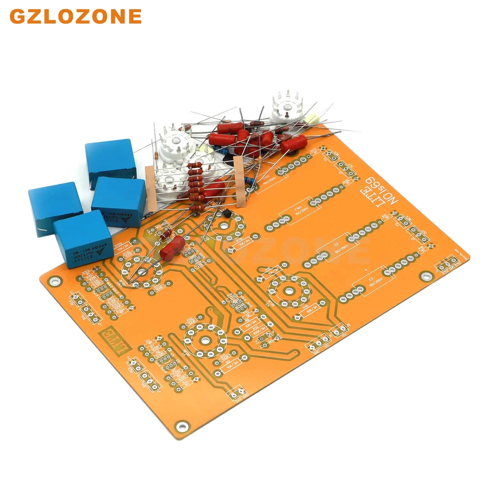 GZLOZONE LITE LS69 متوازن تمامًا 6922 أنبوب المضخم لتقوم بها بنفسك عدة/اللوحة النهائية (بدون أنابيب)