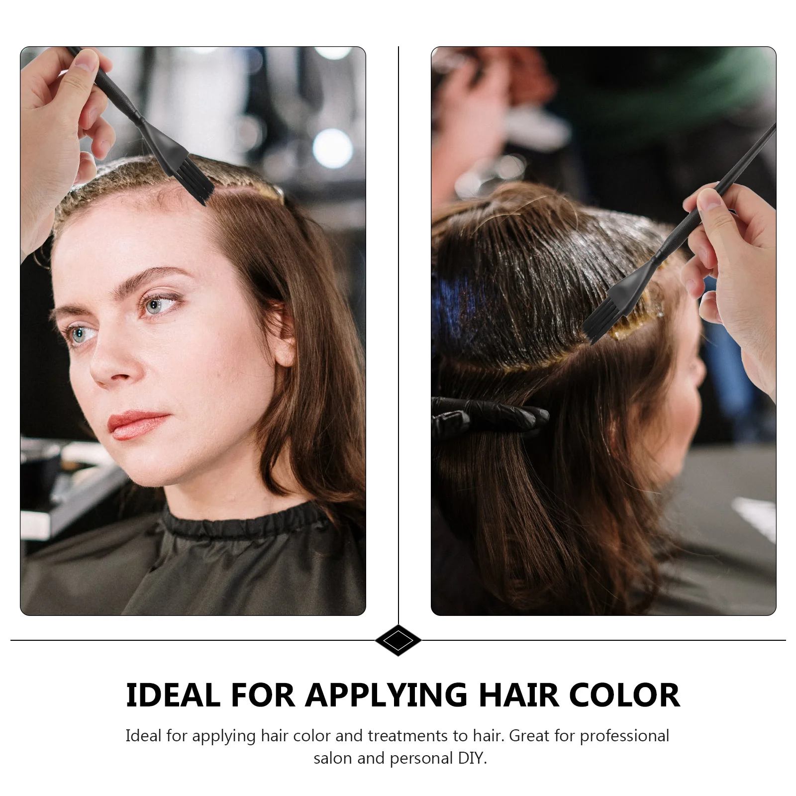 

3Pcs Versatile Hair Color Brushes Set Professional Hair Dyeing Tools Durable Bristles