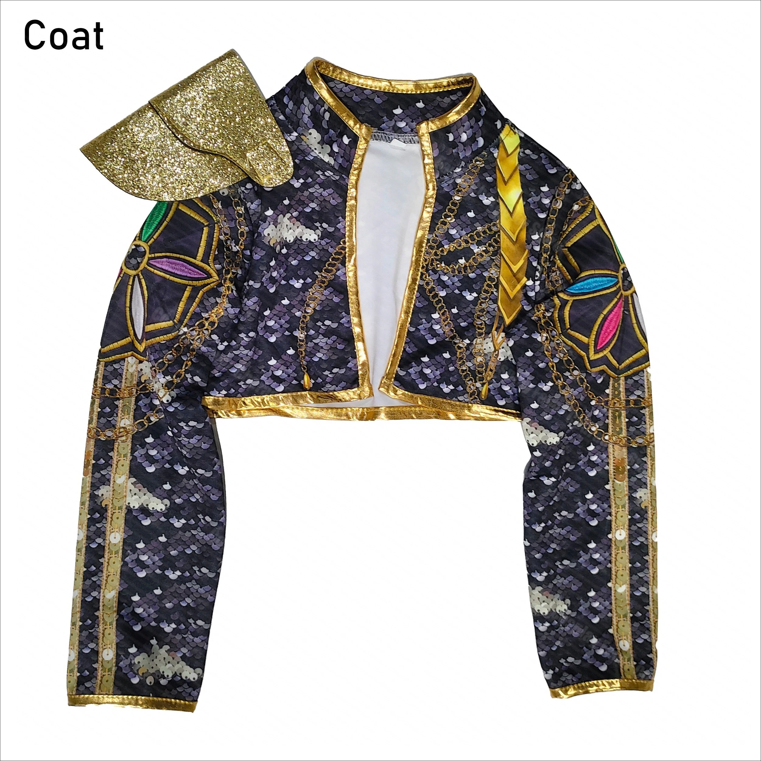 أزياء فتاة ثلاثية الأبعاد مطبوعة لومي ميرا زوي التأثيرية ، أزياء أداء المسرح Caçador de Demônys ، مجموعة حفلات الهالوين #4