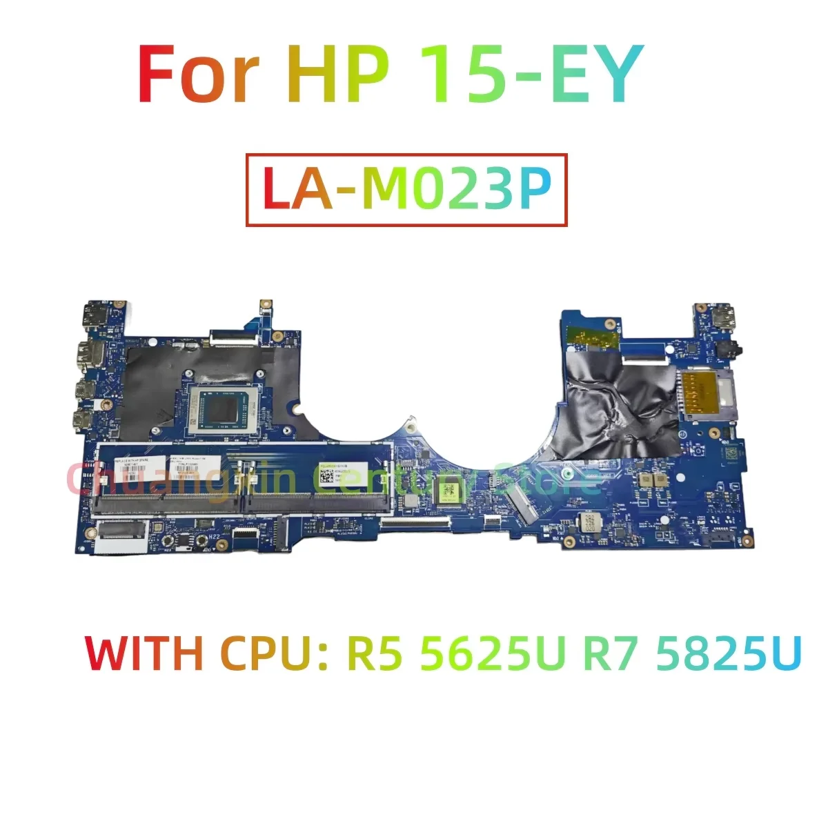 LA-M023P Motherboard For HP 15-EY  Laptop Motherboard  with CPU R5 5625U R7 5825U  100% Tested Fully Work