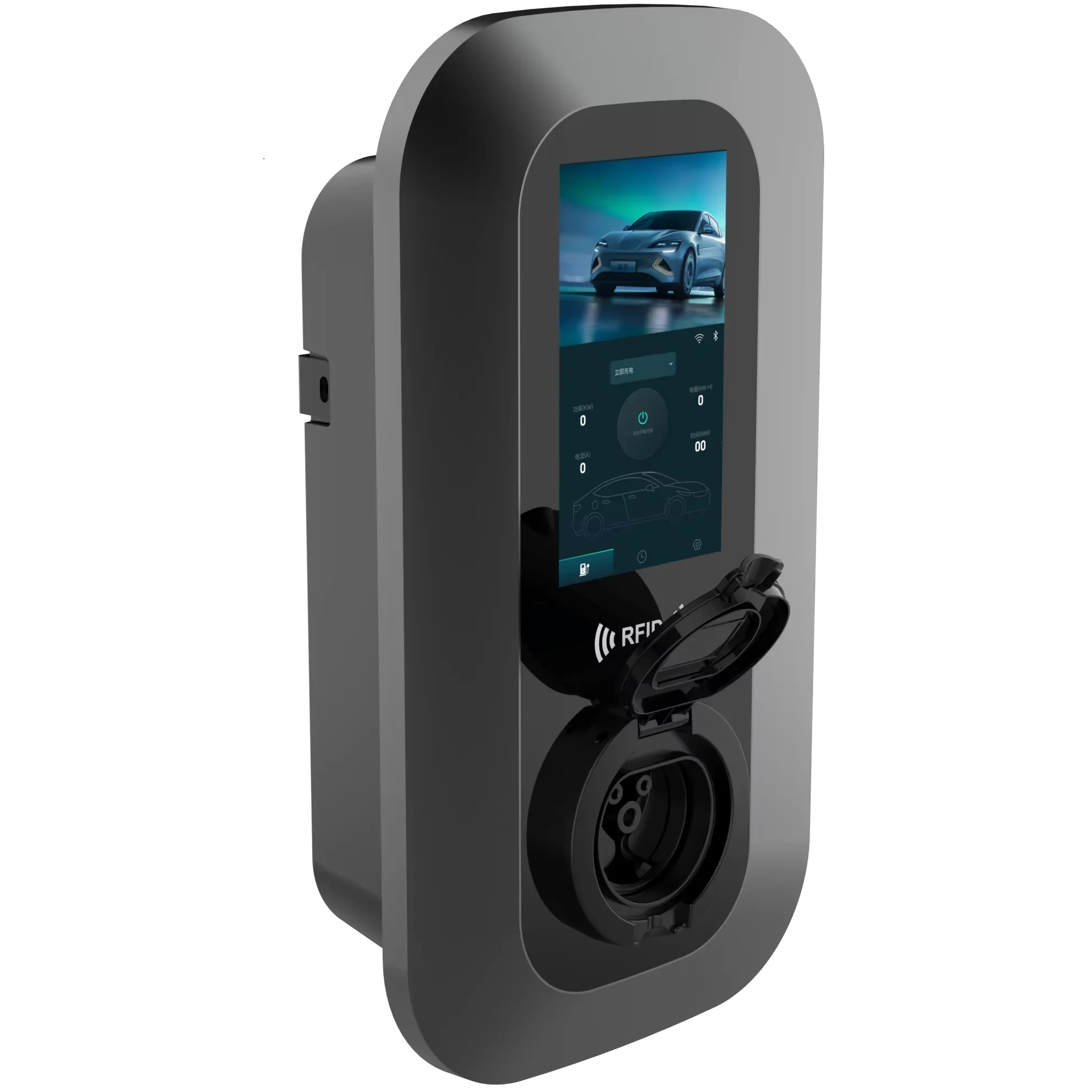 Type2 32A EV Charger BT WiFi APP 22KW New Condition Car Chargers with 62196 Shutter Socket 3Phase 400V