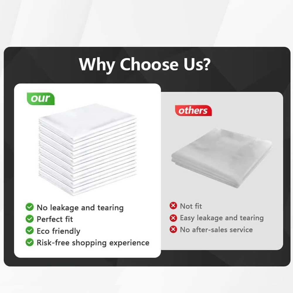 أكياس ضاغطة القمامة المقاومة للتسرب، 60 عبوة من مضغوطات الأدراج المستطيلة مقاس 15 بوصة للمطبخ #5